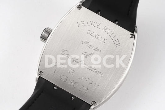 Replica Franck Muller Vanguard V45 SS Black Dial | Declock.