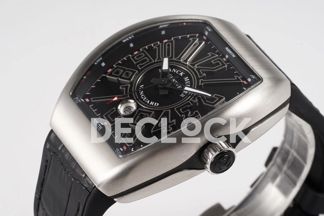 Vanguard V45 SS Black Dial