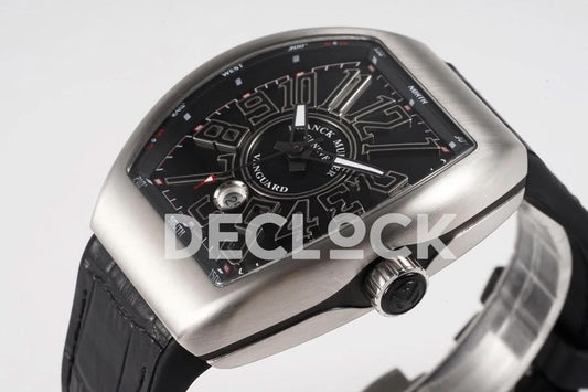 Replica Franck Muller Vanguard V45 SS Black Dial | Declock.