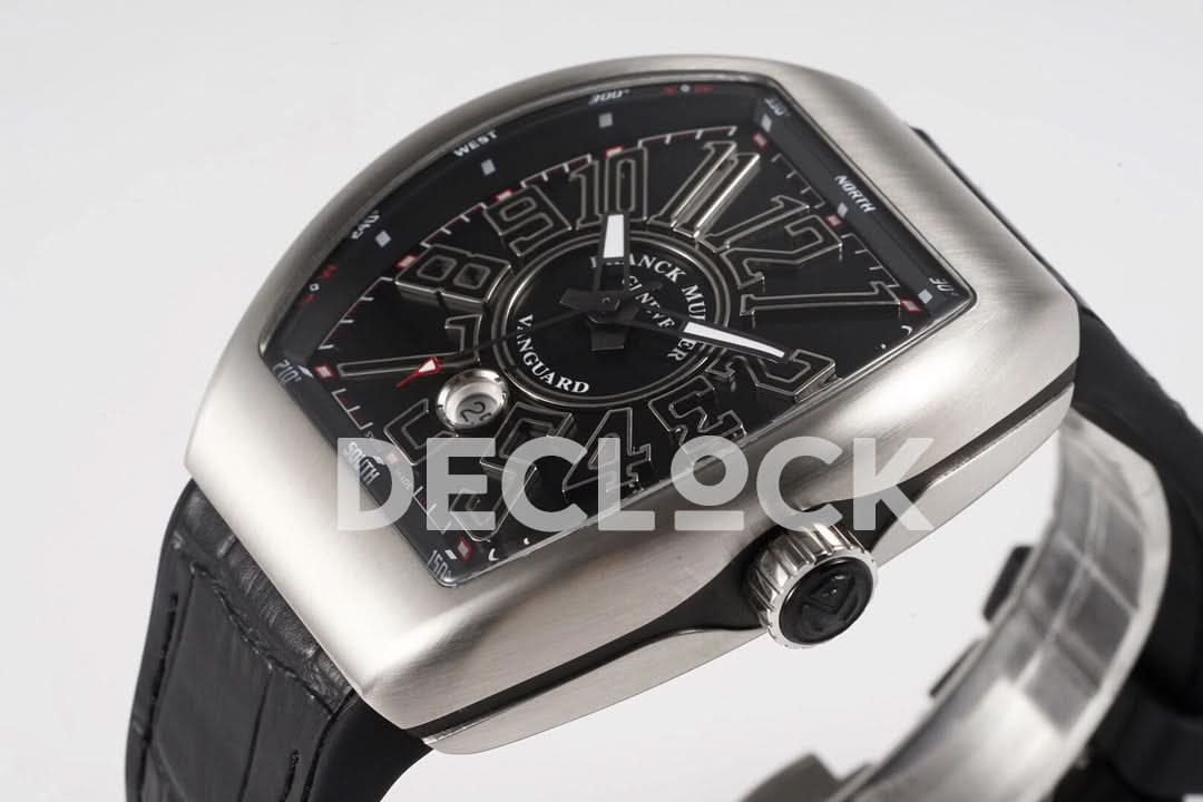 Vanguard V45 SS Black Dial