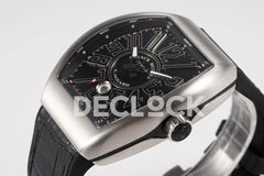 Vanguard V45 SS Black Dial