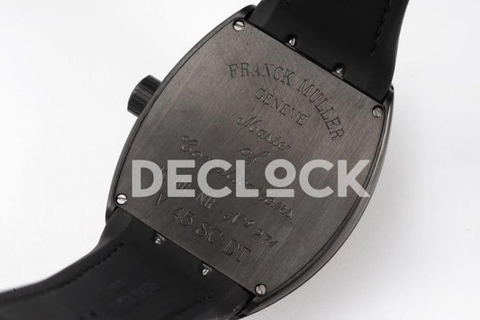 Replica Franck Muller Vanguard V45 PVD Black Dial | Declock.