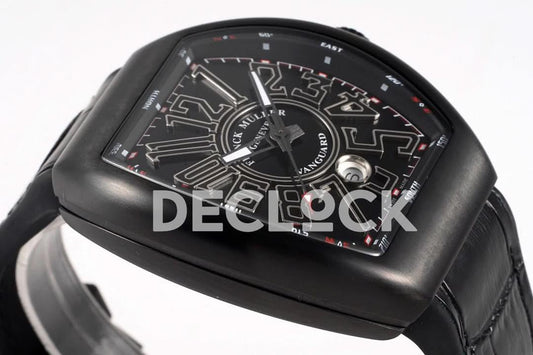Replica Franck Muller Vanguard V45 PVD Black Dial | Declock.