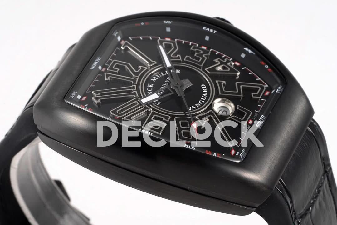 Replica Franck Muller Vanguard V45 PVD Black Dial |  Declock.