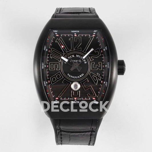 Replica Franck Muller Vanguard V45 PVD Black Dial |  Declock.