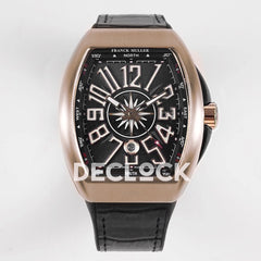 Vanguard V45 Yachting RG in Black Dial