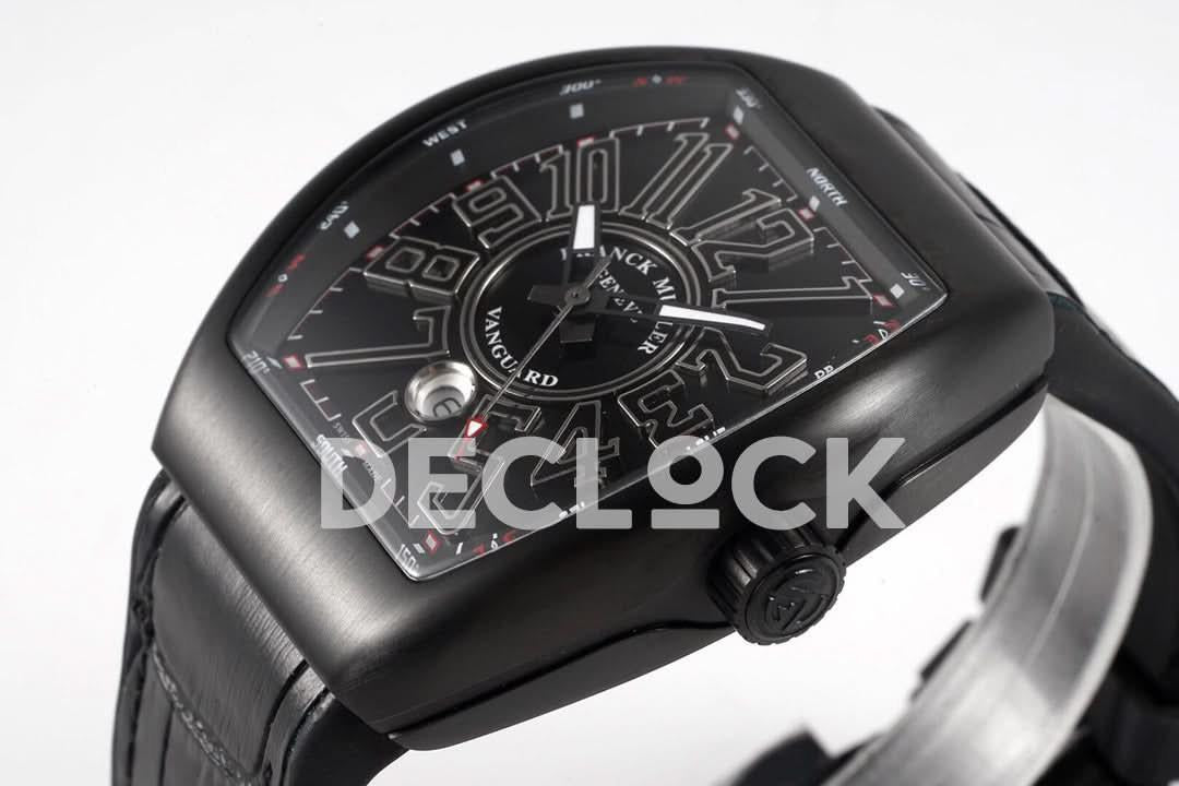 Replica Franck Muller Vanguard V45 PVD Black Dial |  Declock.