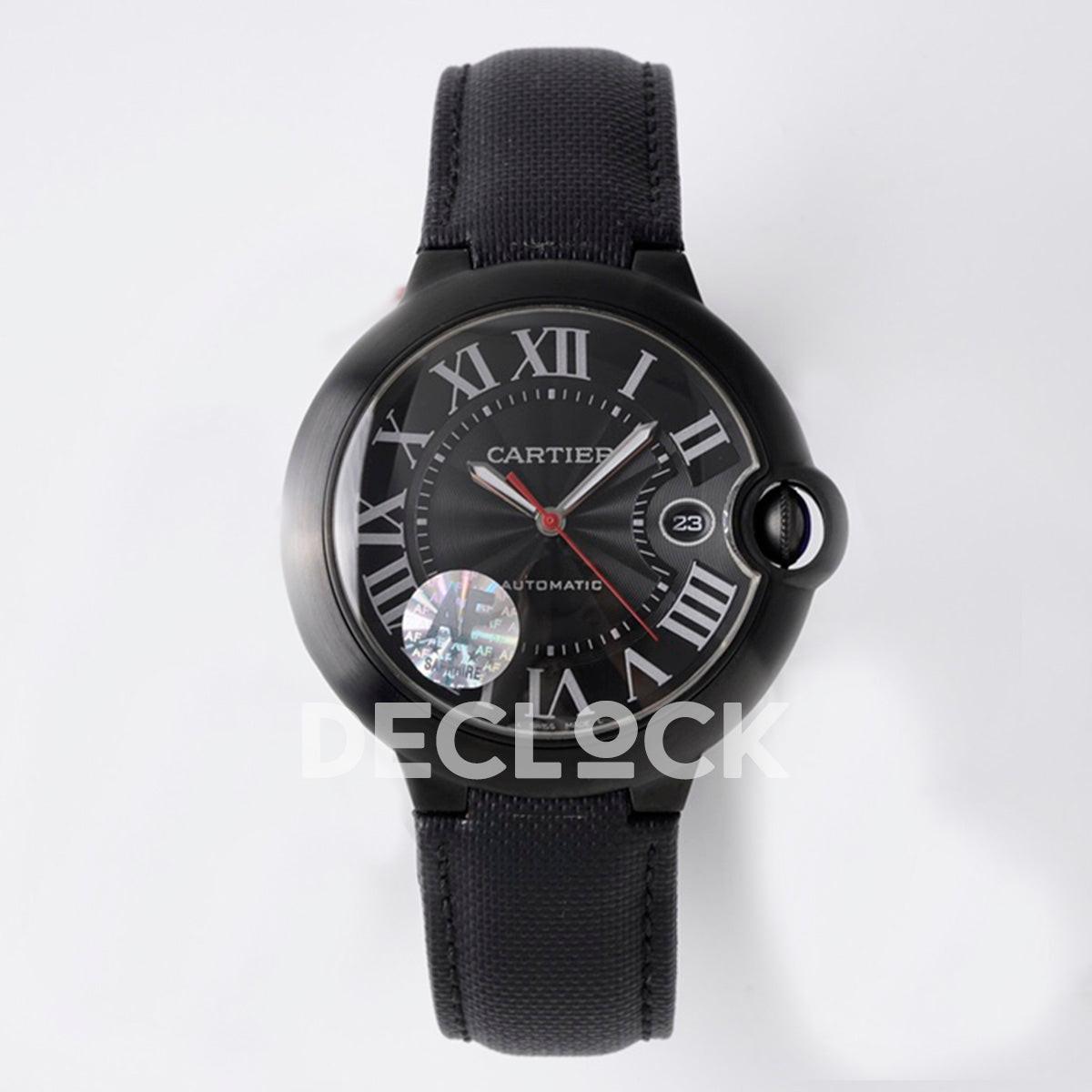 Replica Cartier Ballon Bleu De Cartier 42mm Black |  Declock.