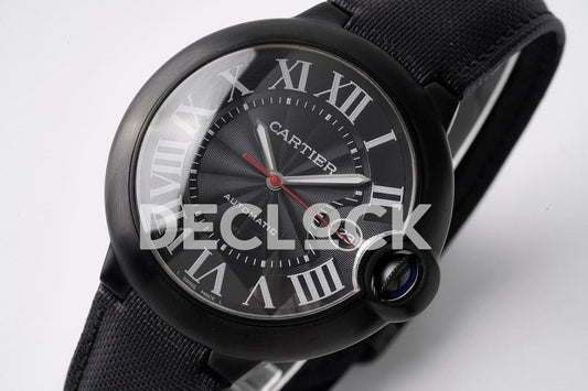 Replica Cartier Ballon Bleu De Cartier 42mm Black | Declock.