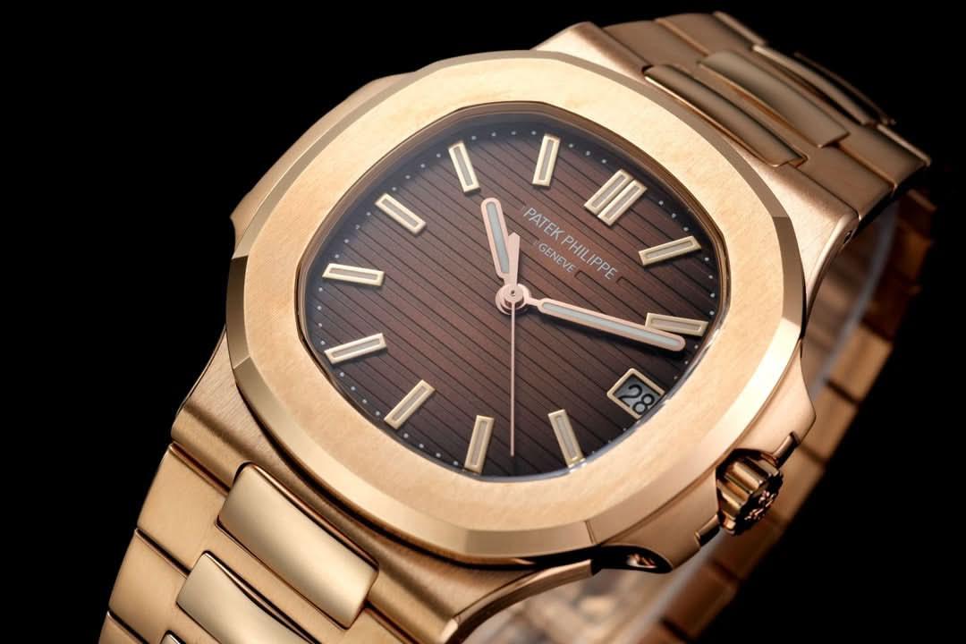 Replica Pattek Philippe Nautilus 5711 Brown Dial on RG |  Declock.