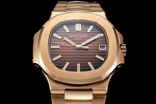 Replica Pattek Philippe Nautilus 5711 Brown Dial on RG |  Declock.