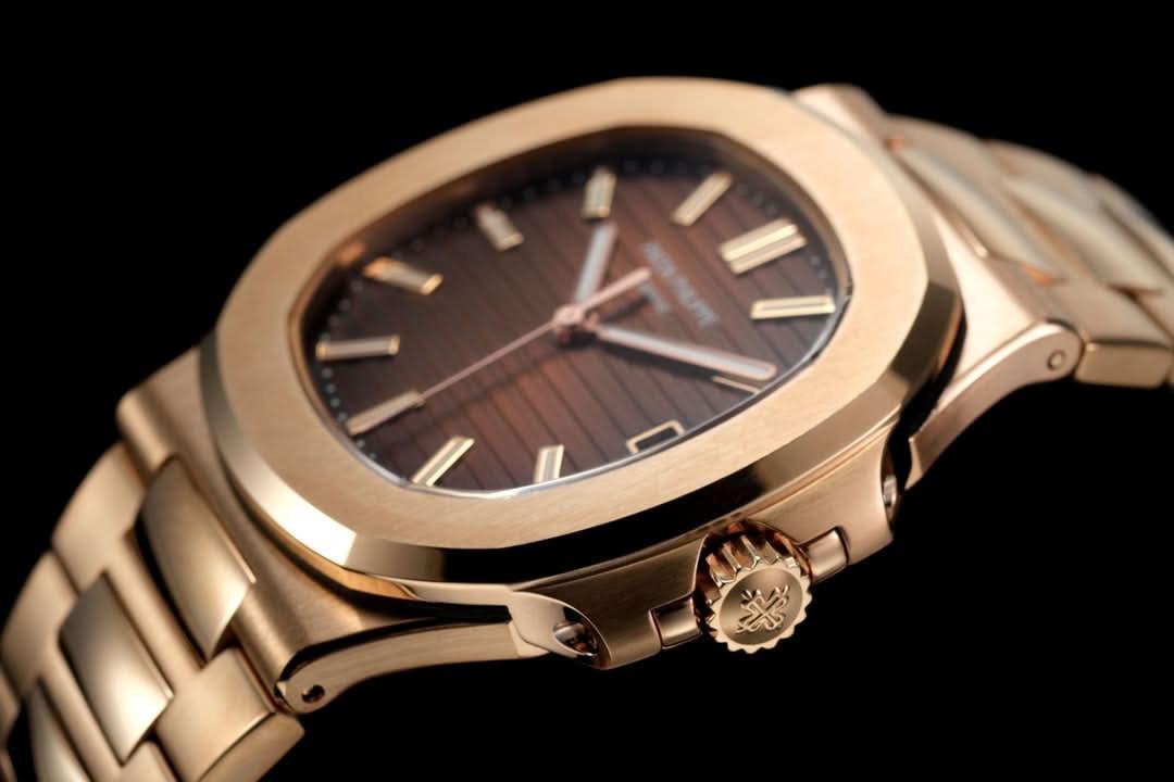 Replica Pattek Philippe Nautilus 5711 Brown Dial on RG |  Declock.