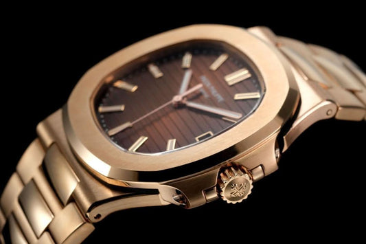 Replica Pattek Philippe Nautilus 5711 Brown Dial on RG |  Declock.