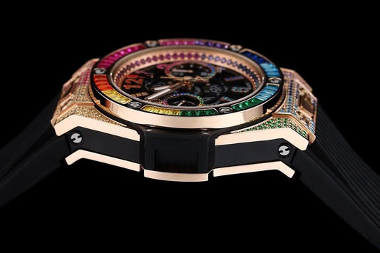 Replica Hublot Big Bang RG Unico King Gold Diamond Rainbow |  Declock.