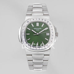Nautilus 5711/1A Green Dial Diamond Bezel