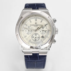 Overseas SS Chronograph in Silver