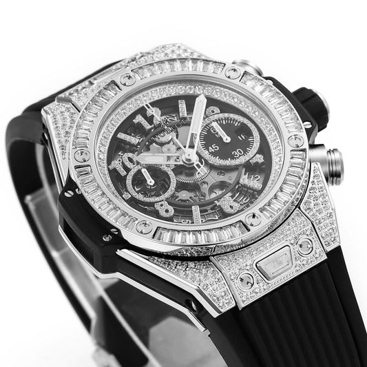 Replica Hublot Big Bang SS Unico King Gold Diamond |  Declock.