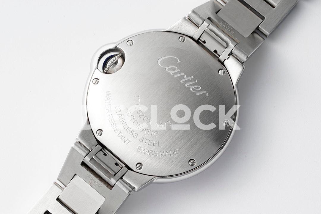 Replica Cartier Ballon Bleu De Cartier 36mm White Dial in Steel |  Declock.