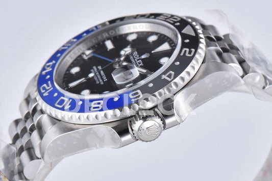 Replica Rolex GMT Master II 126710 BLRO ‘Batman’ Black Dial in Jubilee Bracelet |  Declock.