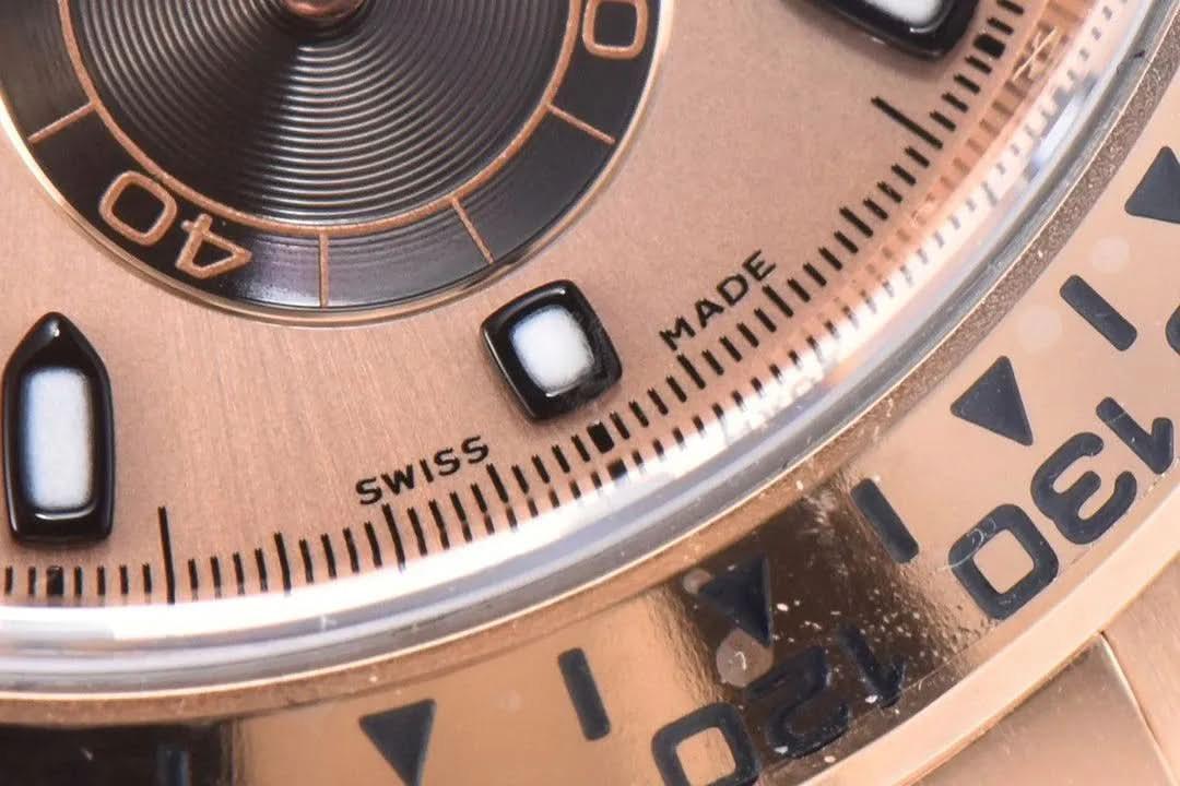 Replica Rolex Daytona 116505 Chocolate Dial in Everose Gold |  Declock.