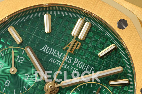 Royal Oak Self-Winding Chronograph Green Dial in Yellow Gold