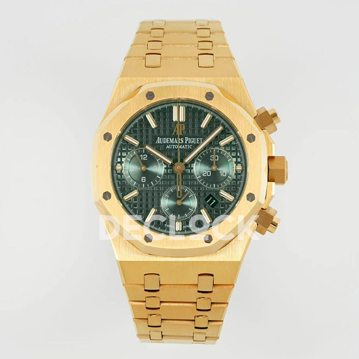 Royal Oak Chronograph Gold in Green Dial