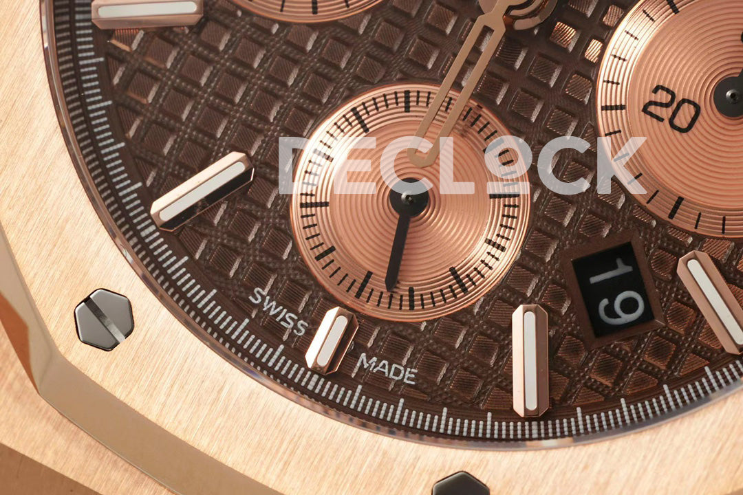 Royal Oak Chronograph RG in Brown Dial