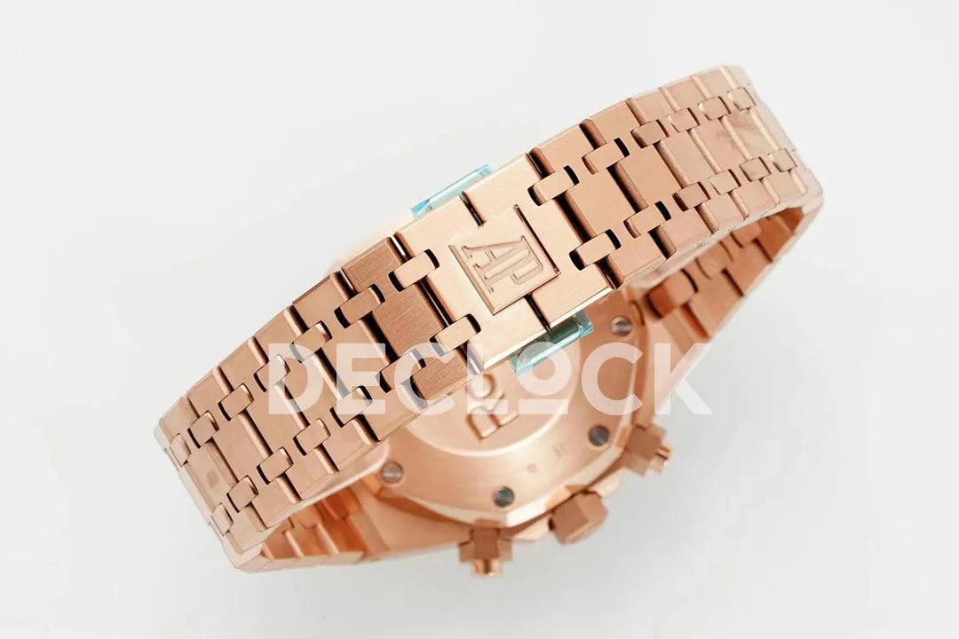 Replica Audemars Pigeut Royal Oak Self-Winding Chronograph Rose Gold Dial in Rose Gold