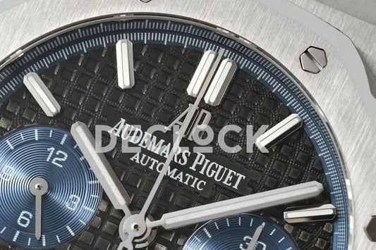 Replica Audemars Pigeut Royal Oak Self-Winding Chronograph Blue Dial in Steel | Declock.