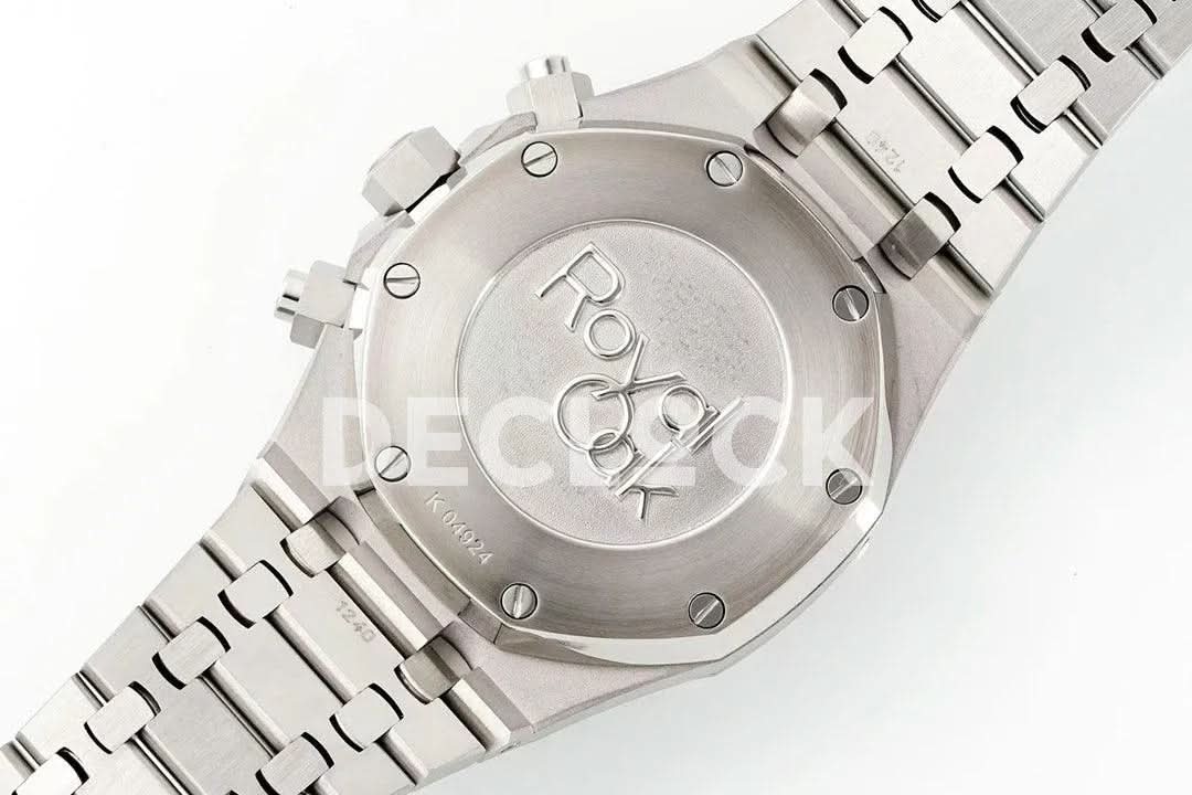 Replica Audemars Pigeut Royal Oak Self-Winding Chronograph Black Dial in Steel