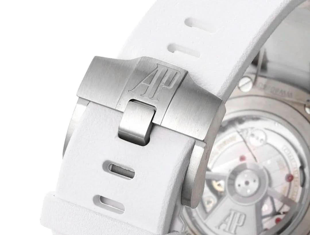 Replica Audemars Pigeut Royal Oak Offshore Novelty 44mm in White Ceramic 26402CB |  Declock.