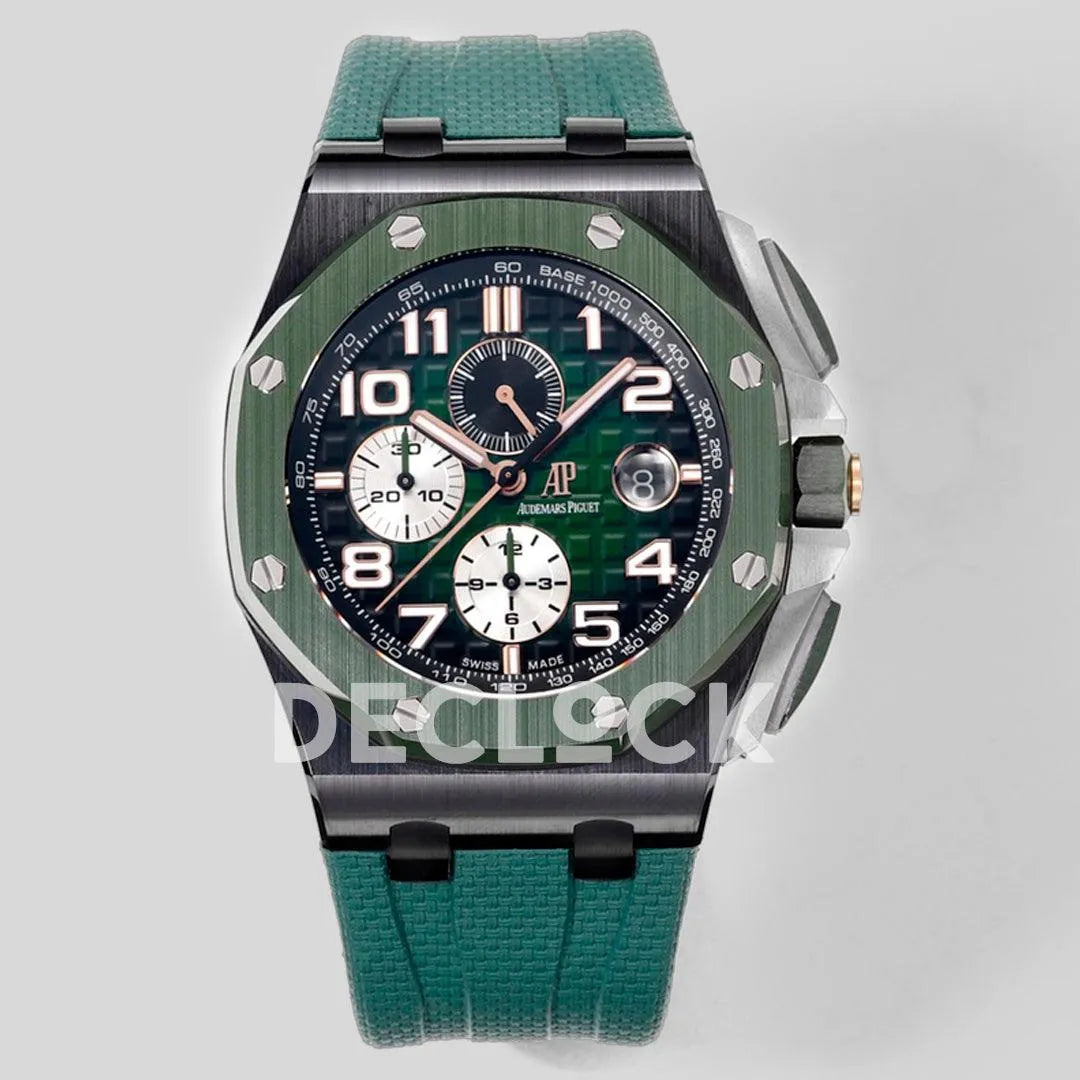 Replica Audemars Pigeut Royal Oak Offshore Novelty 44mm Green Dial Ref. 26405CE.OO.A056CA.01