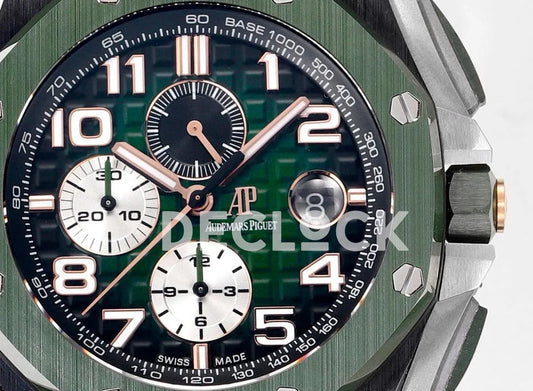 Replica Audemars Pigeut Royal Oak Offshore Novelty 44mm Green Dial Ref. 26405CE.OO.A056CA.01
