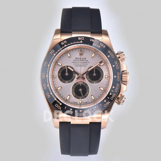Replica Rolex Daytona 126515LN Sundust Dial in Everose Gold |  Declock.