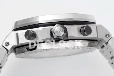 Replica Audemars Pigeut Royal Oak Offshore Self-Winding Chronograph White Numerous Dial in Steel