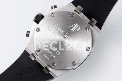 Replica Audemars Pigeut Royal Oak Offshore Self-Winding Chronograph White Numerous Dial in Steel