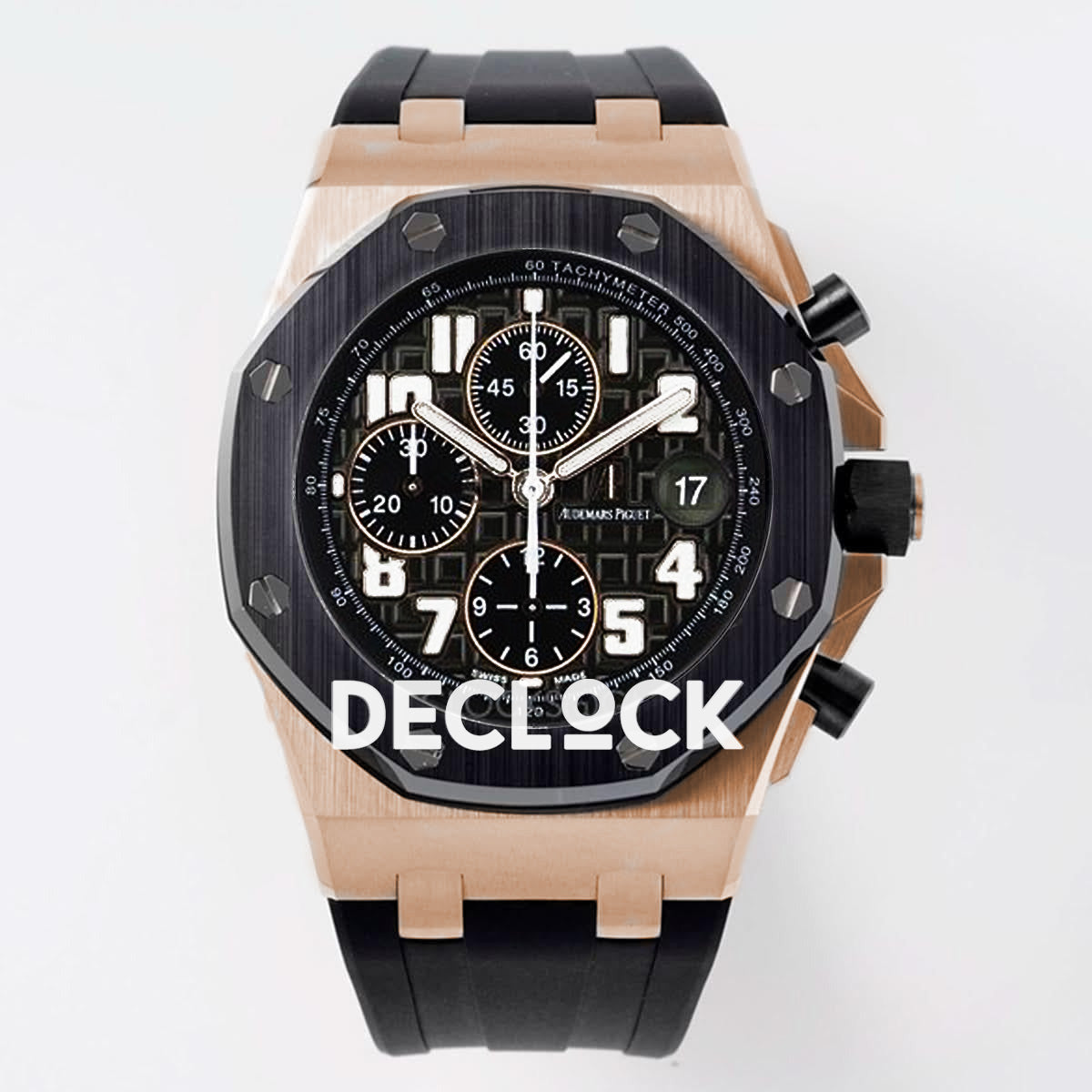 Royal Oak Offshore Novelty 44mm Black Dial in Rose Gold