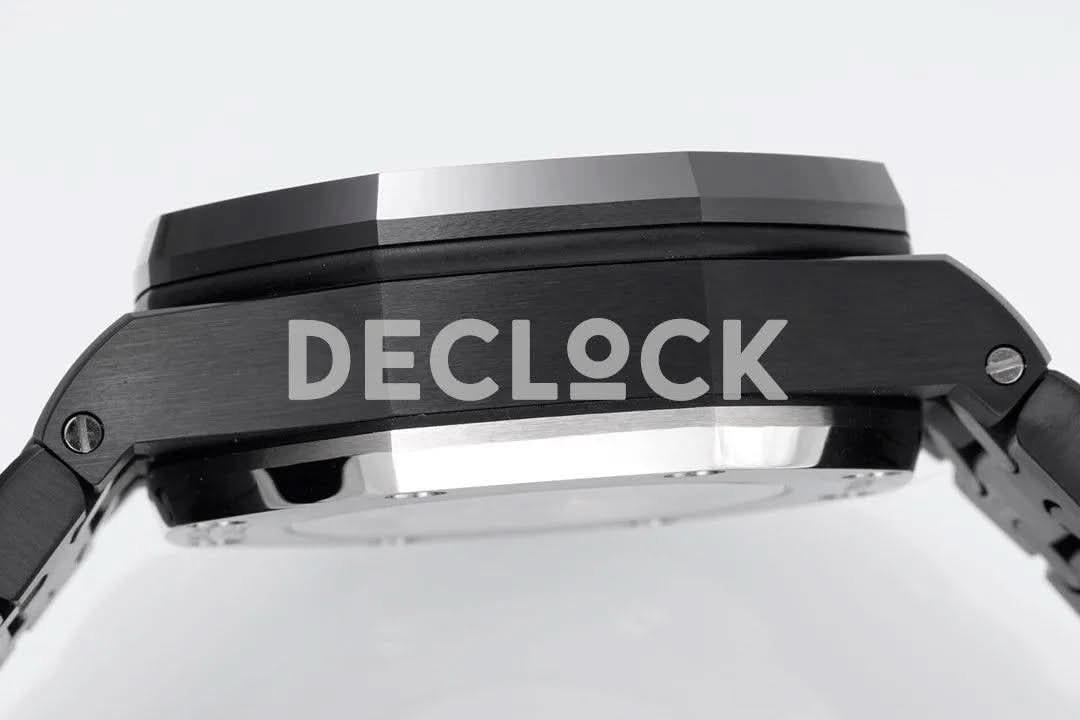 Replica Audemars Pigeut Royal Oak Offshore Self-Winding Chronograph Black Dial in PVD |  Declock.