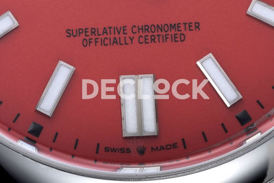 Oyster Perpetual 41mm Red Dial 124300