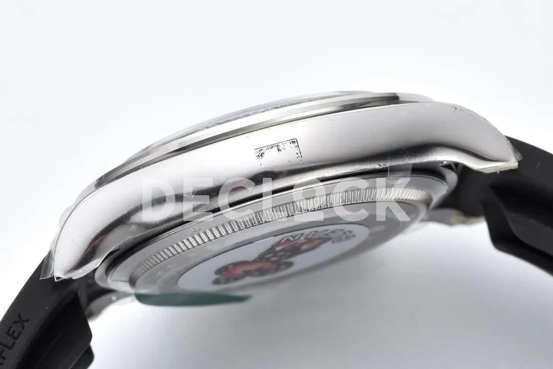 Replica Rolex Daytona 126519LN Steel Dial in White Gold on Rubber Strap |  Declock.