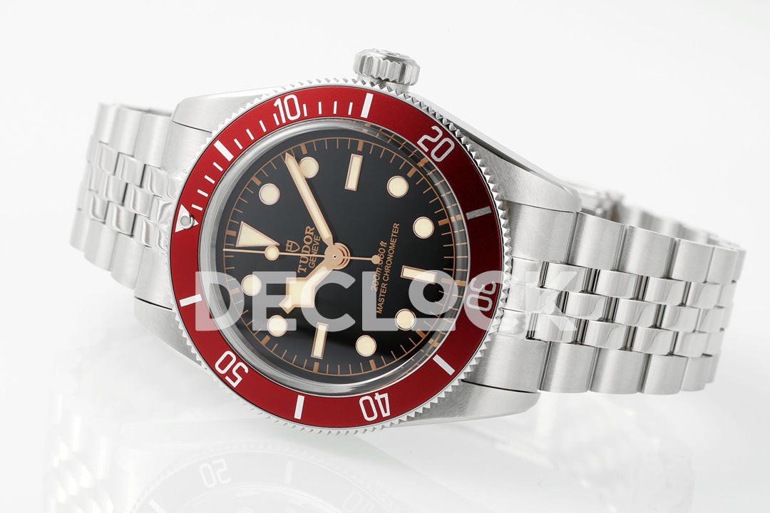 Replica Tudor Black Bay M7941A1A0RU-0003 41mm SS Dial Red Bezel on SS Bracelet |  Declock.