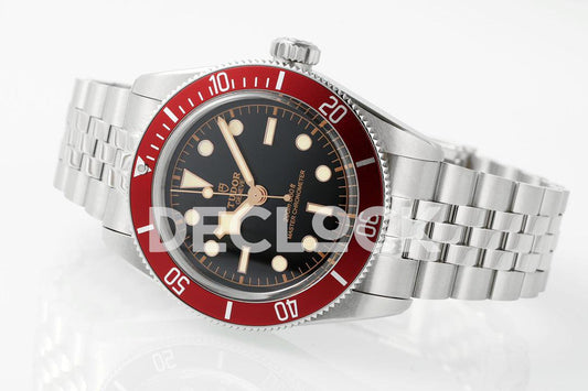 Replica Tudor Black Bay M7941A1A0RU-0003 41mm SS Dial Red Bezel on SS Bracelet |  Declock.