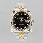 Datejust 36/41 126331 Black Dial in with Diamond Markers in Jubilee