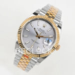 Datejust 36/41 126331 Silver Dial in with Stick Markers in Jubilee