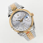 Datejust 36/41 126331 Silver Dial in with Stick Markers in Jubilee