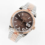 Datejust 36/41 126331 Brown Dial in with Stick Markers in Jubilee