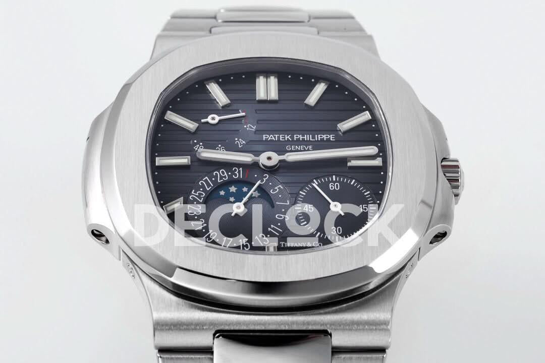 Replica Pattek Philippe Nautilus 5712 PPF 1:1 Best Edition Blue Dial on SS Bracelet |  Declock.
