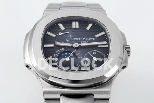 Replica Pattek Philippe Nautilus 5712 PPF 1:1 Best Edition Blue Dial on SS Bracelet |  Declock.