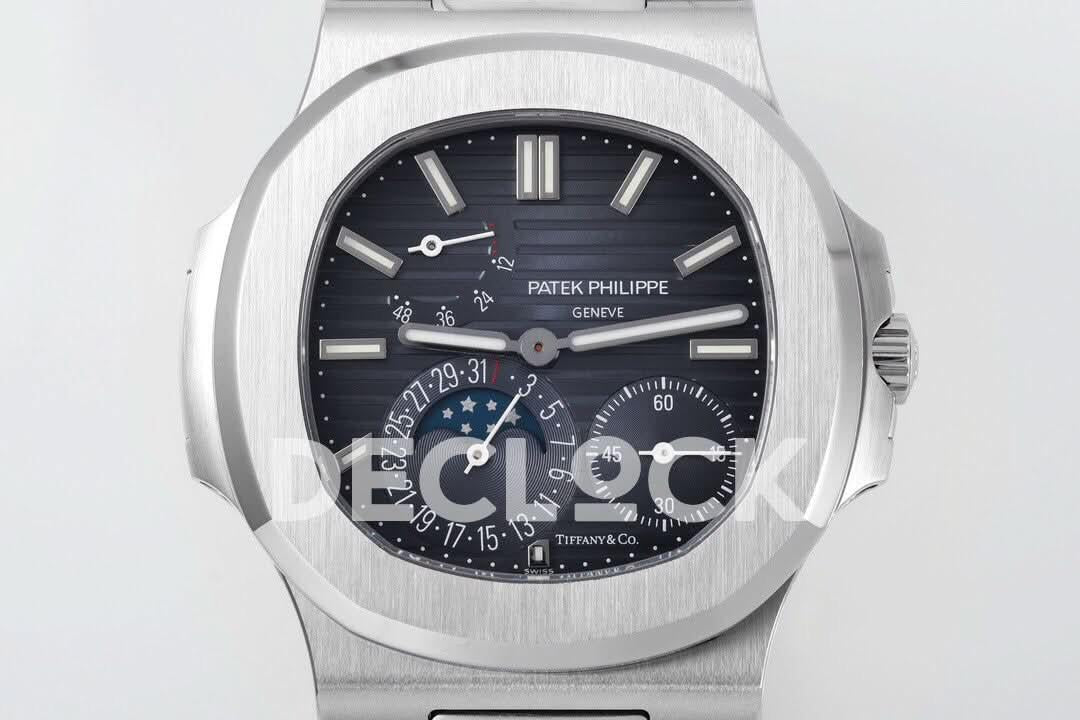 Replica Pattek Philippe Nautilus 5712 PPF 1:1 Best Edition Blue Dial on SS Bracelet |  Declock.