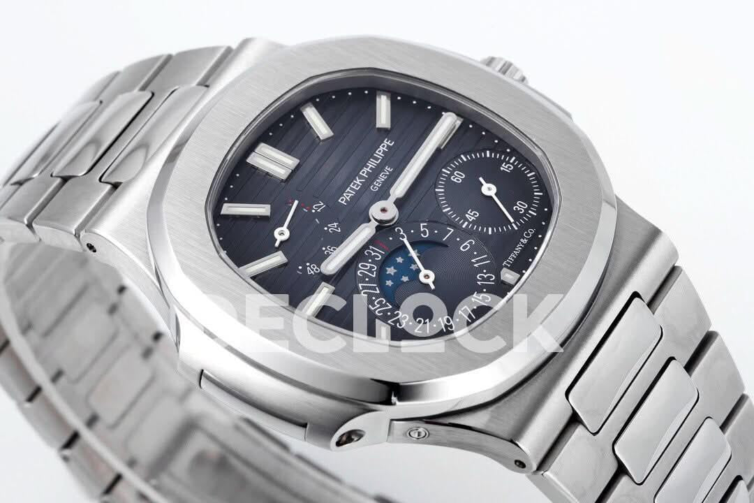 Replica Pattek Philippe Nautilus 5712 PPF 1:1 Best Edition Blue Dial on SS Bracelet |  Declock.